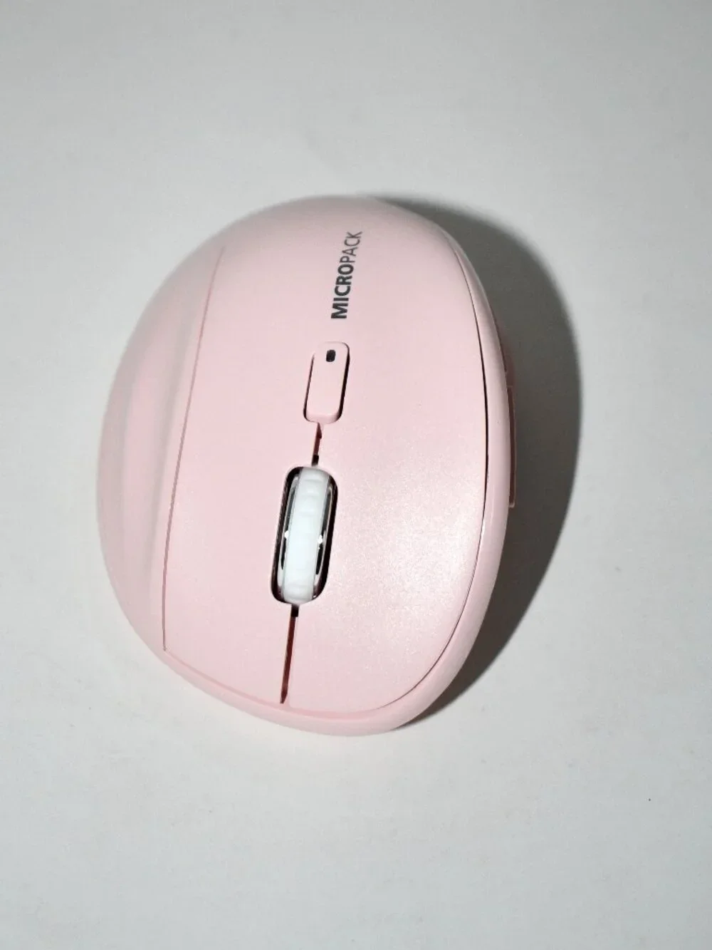 MICROPACK Ergonomic Wireless Vertical Mouse, USB Receiver, Pink, PC/ Laptop, NO